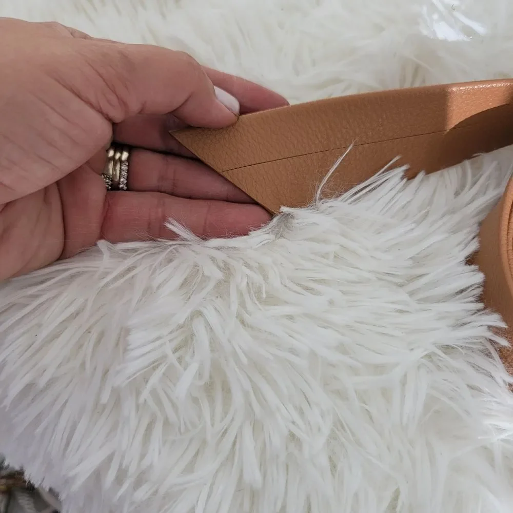 B-low the belt tan faux leather belt - Picture 5 of 6